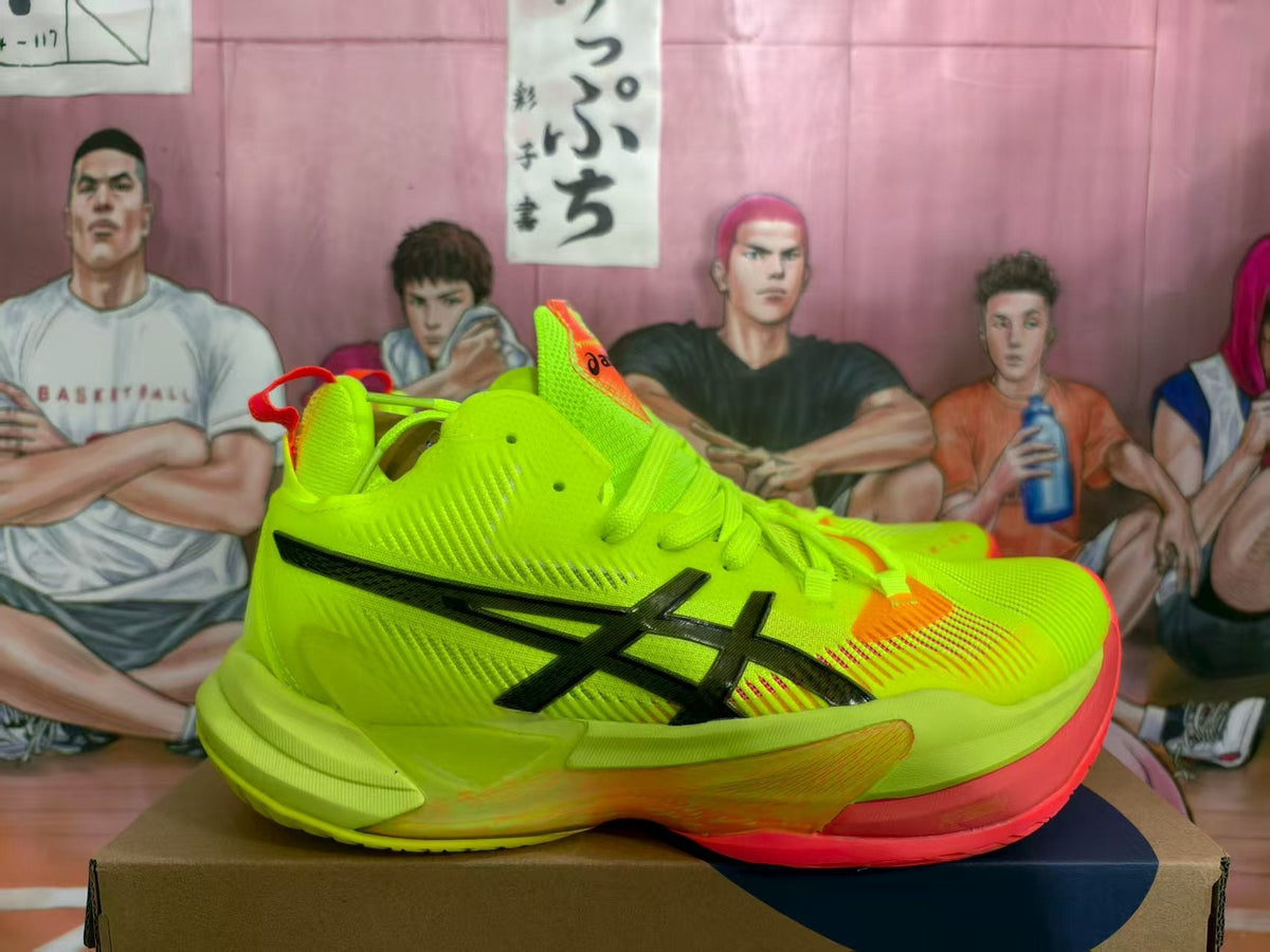 ASICS METARISE Basketball Shoes Fluorescent Green