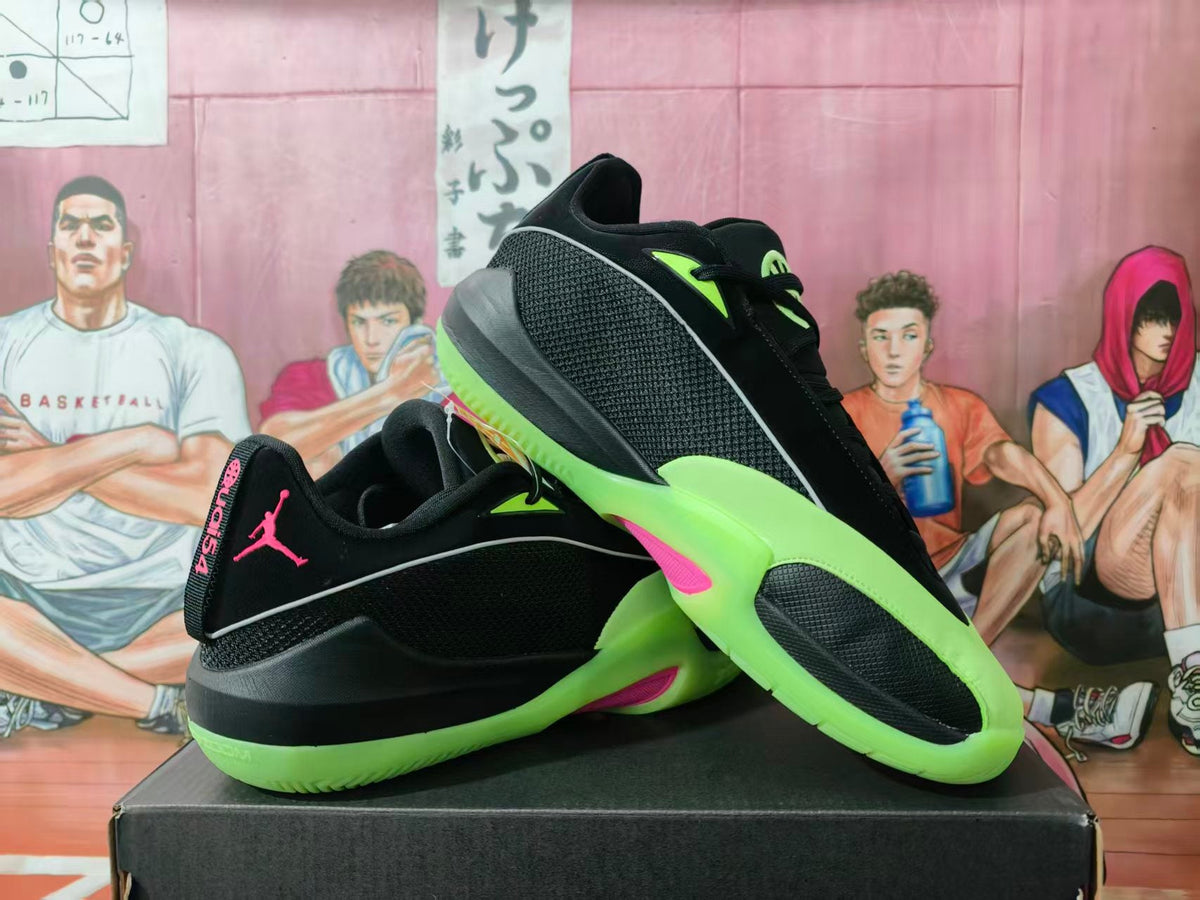 Jordan Luka 1 Basketball Shoes Black Green Pink