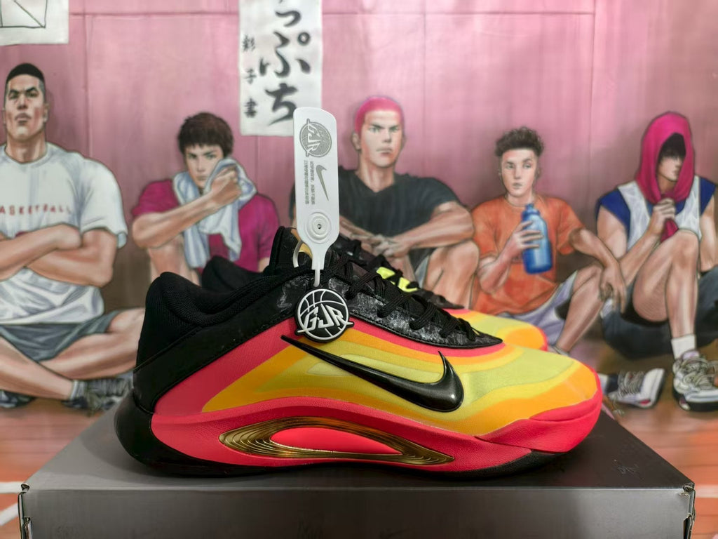 Nike Black Orange Basketball Sneakers
