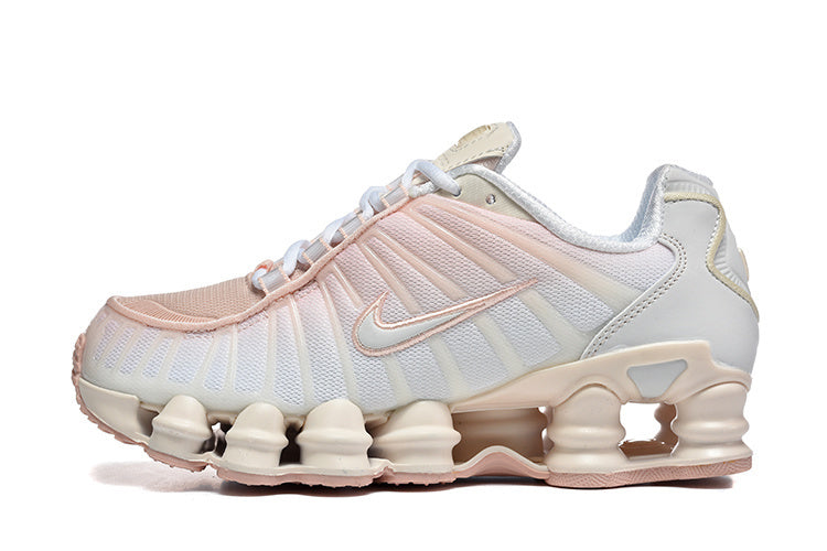Nike Shox TL Sneakers in White and Pink