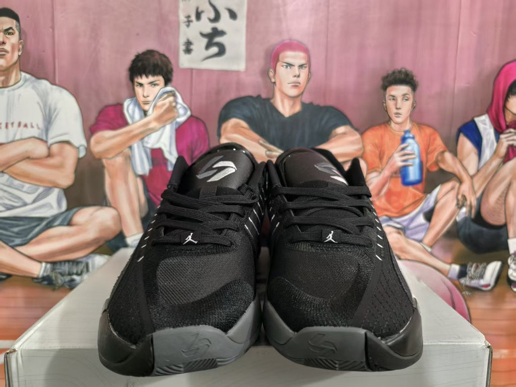 Jordan Basketball Sneakers Black Gray