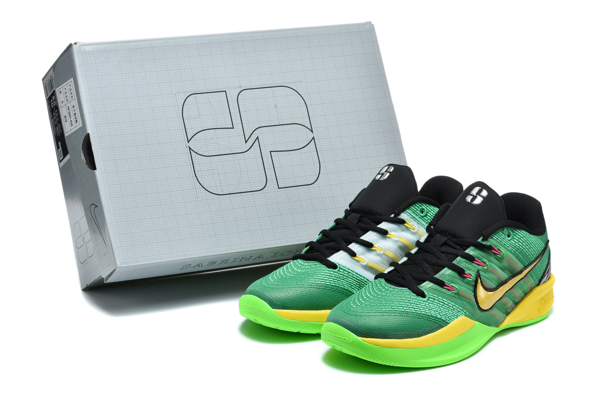 Nike Sabrina Basketball Shoes Green and Yellow 999-20