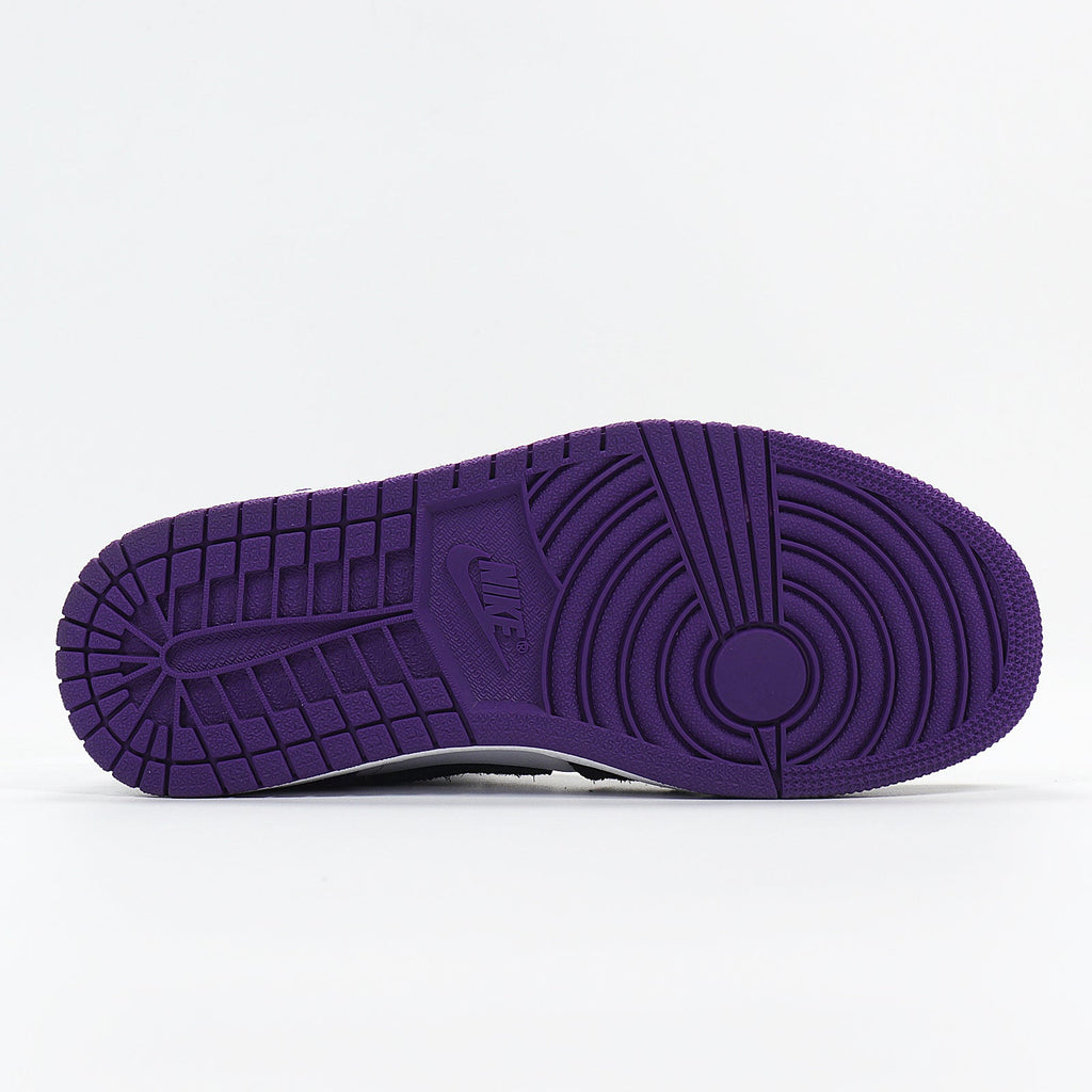 Jordan High-Top Sneakers Black White Purple 852542-105