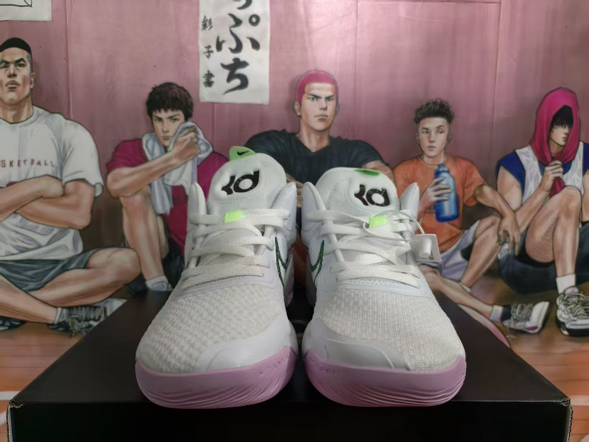 Nike KD Basketball Shoes White and Purple