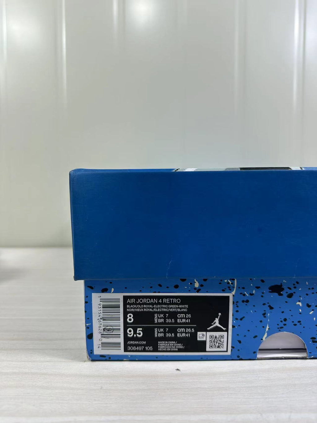 Jordan Air Jordan 4 Retro White Blue Sneakers 308497-105