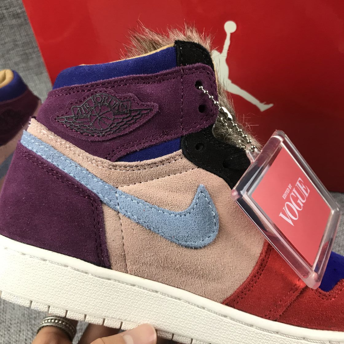 Air Jordan 1 Retro High OG GG Sneakers Red Multicolor