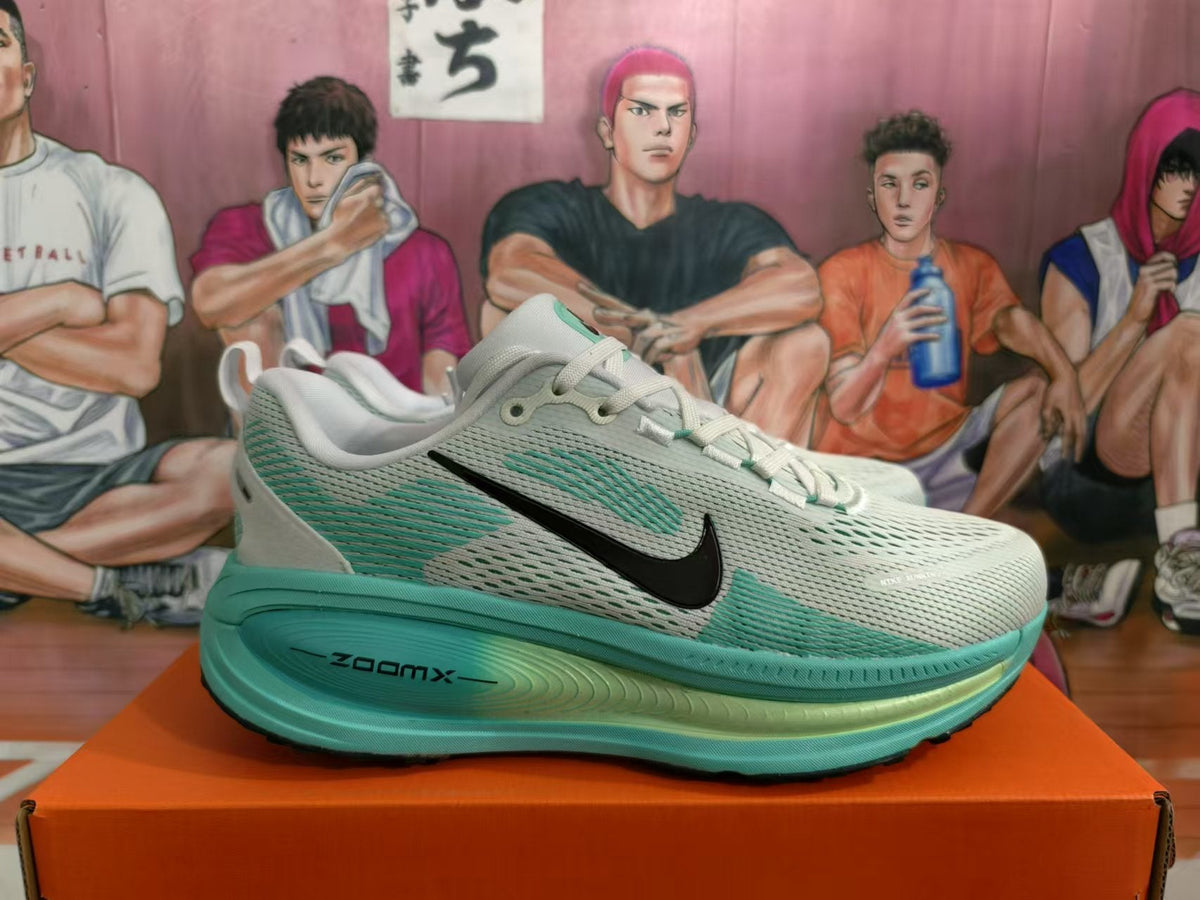 Nike Running Shoes White Green Gray Black