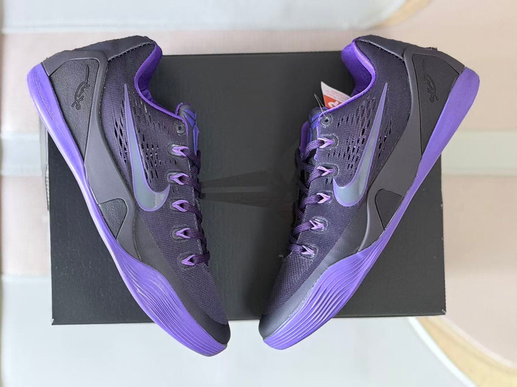 Nike Kobe 9 Basketball Shoes Black Purple IH1401-500