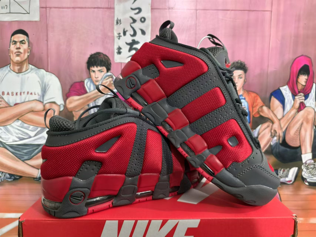 Nike Red and Black Basketball Sneakers