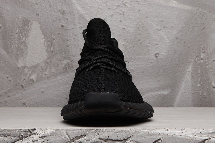 Yeezy 350 V2 Black Knit Sneakers