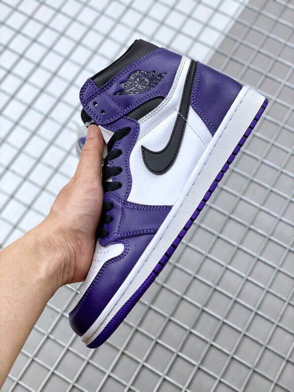 Nike Air Jordan 1 High OG Court Purple Sneakers 555088-500