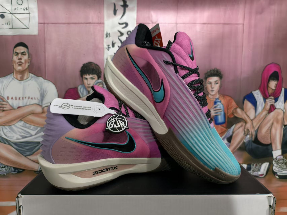 Nike ZoomX Basketball Shoes in Pink and Blue