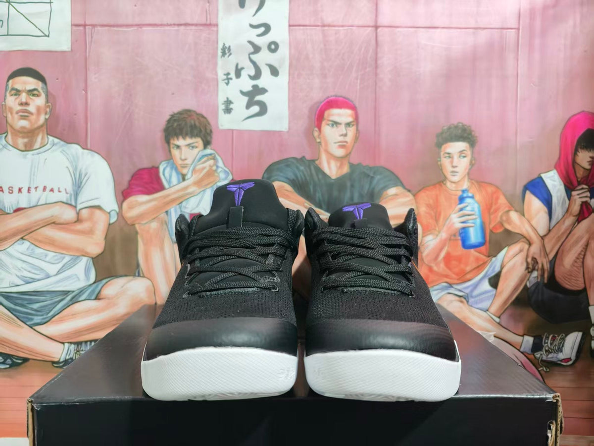 Nike Basketball Sneakers Black Purple Gold Lakers Style
