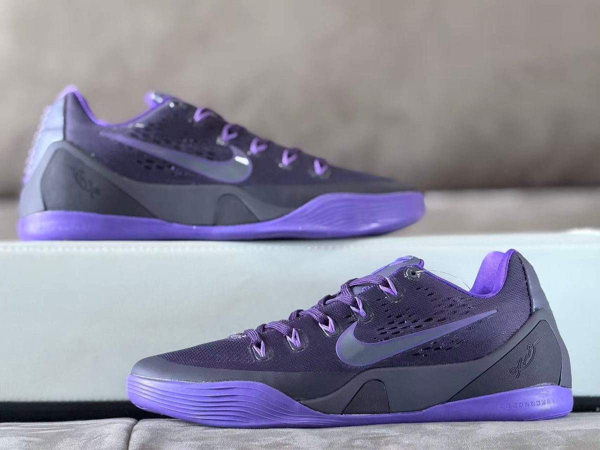 Nike Kobe 9 Basketball Shoes Black Purple IH1401-500