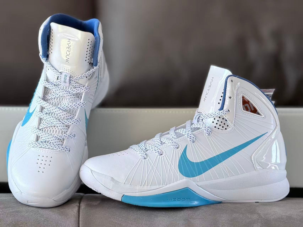 Nike Hyperdunk 2010 Basketball Sneakers White Carolina Blue