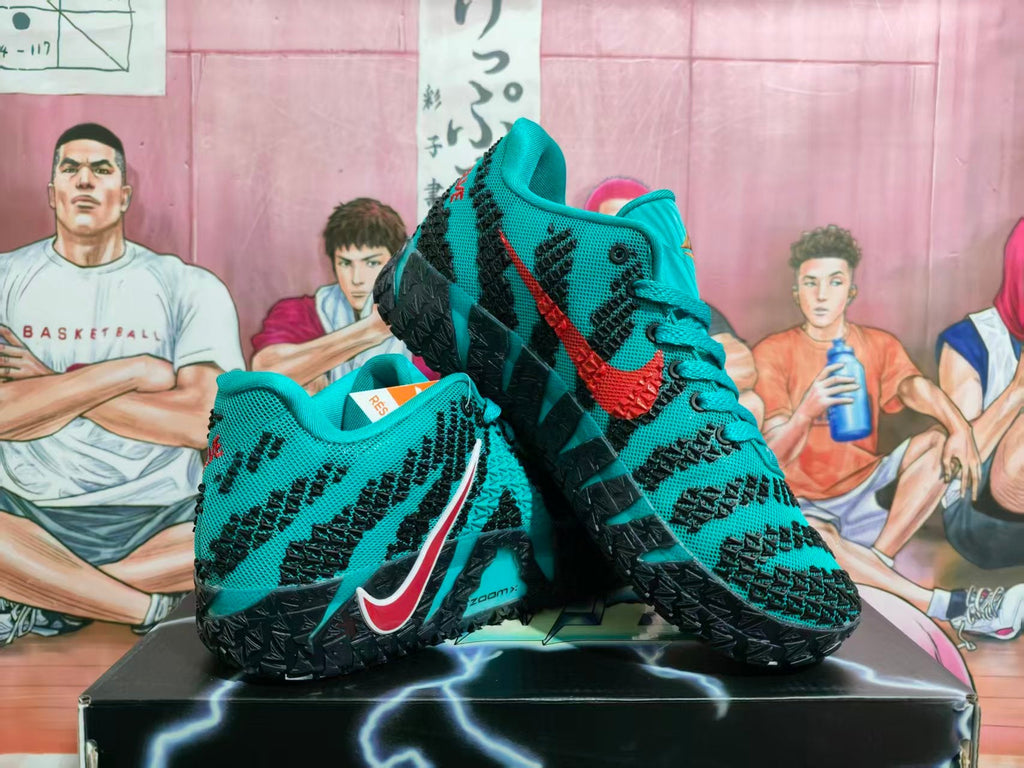 Nike Basketball Sneakers Teal Black Red