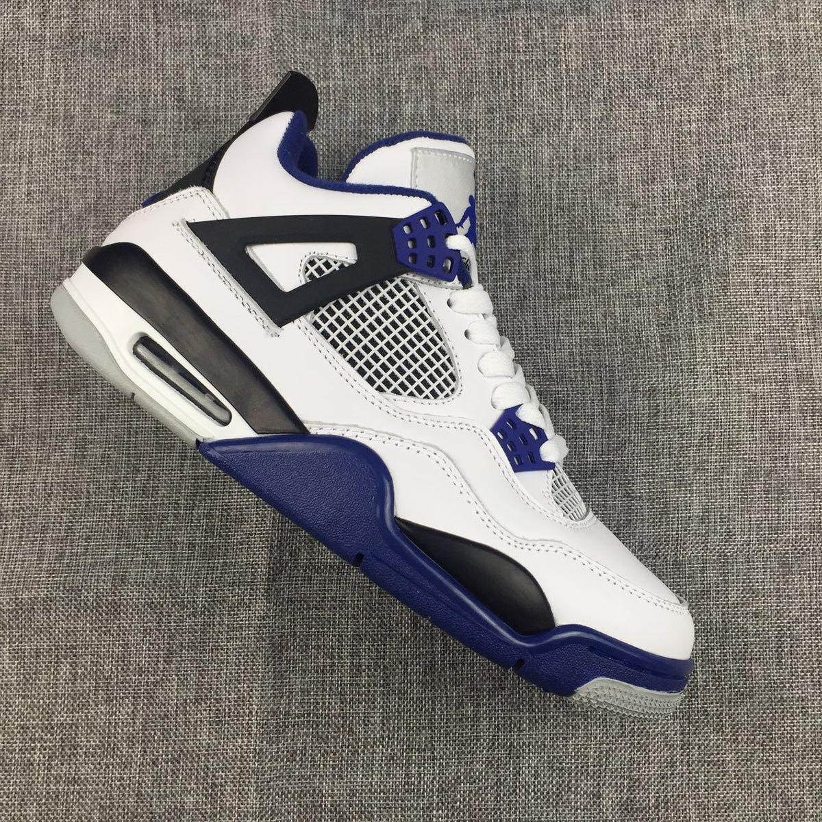 Jordan Air Jordan 4 White Black Blue Sneakers
