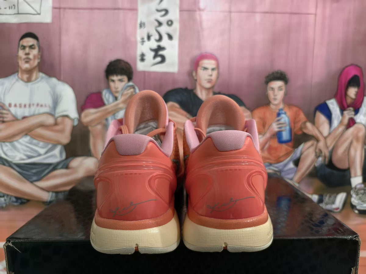 Nike Davis PE Basketball Sneakers Coral Green