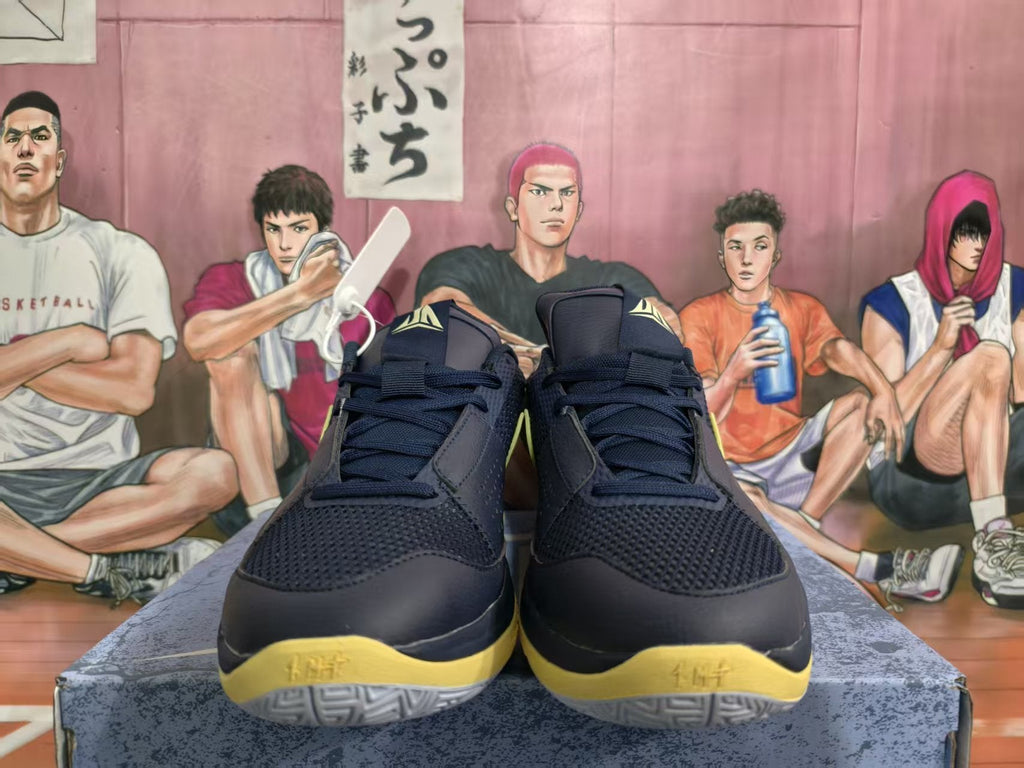 Nike LeBron Witness Basketball Shoes, Navy and Yellow