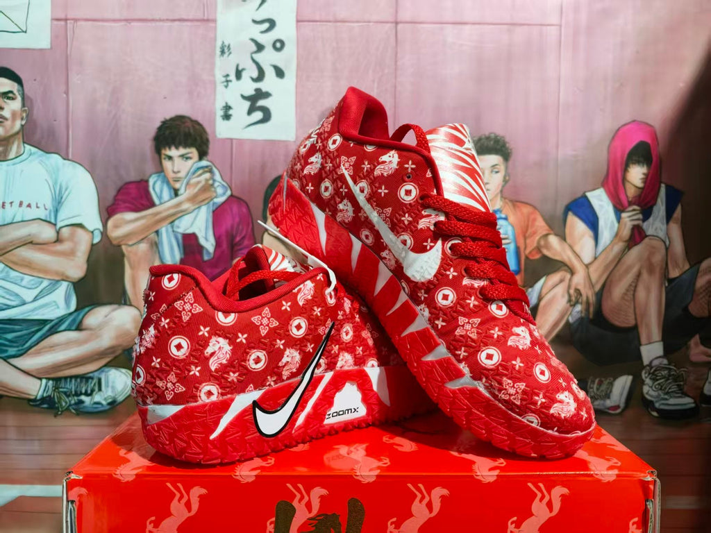 Nike ZoomX Red Pattern Sneakers