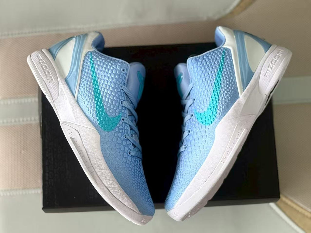 Nike Kobe 6 Clark PE Basketball Sneakers Light Blue