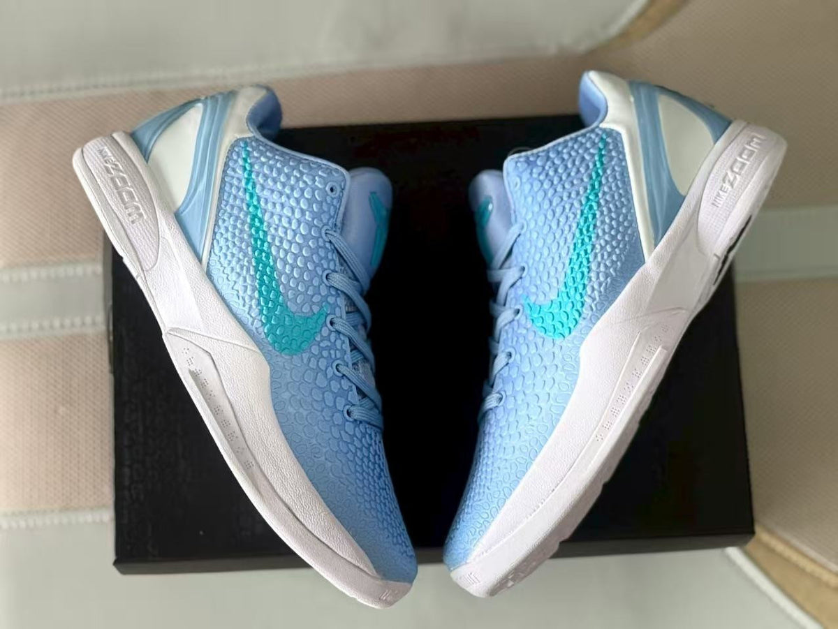 Nike Kobe 6 Clark PE Basketball Sneakers Light Blue