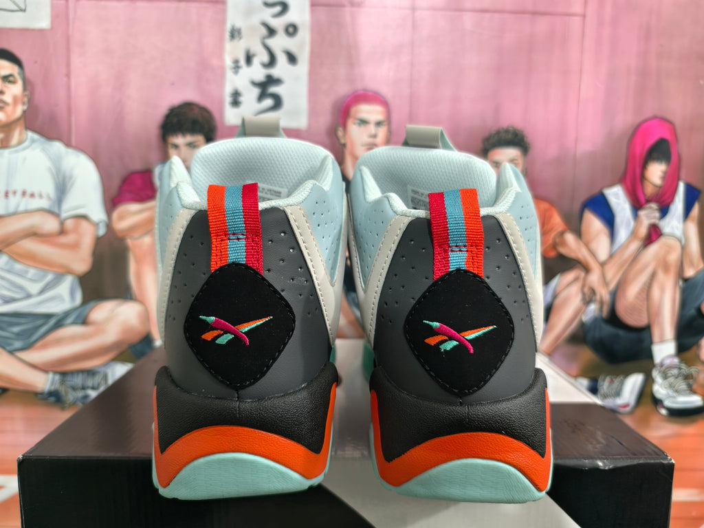 Reebok High-Top Basketball Sneakers Blue Gray Black
