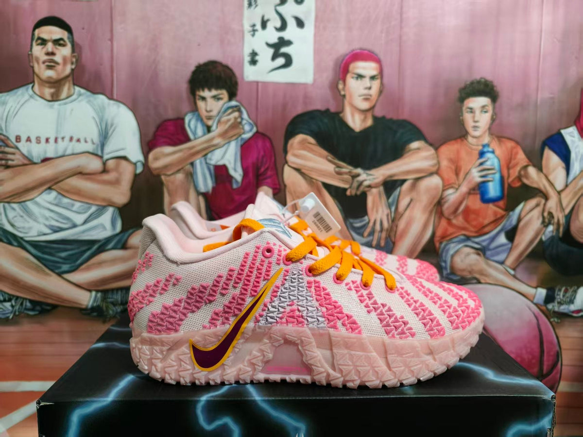 Nike Valentine's Day Basketball Sneakers Pink Orange