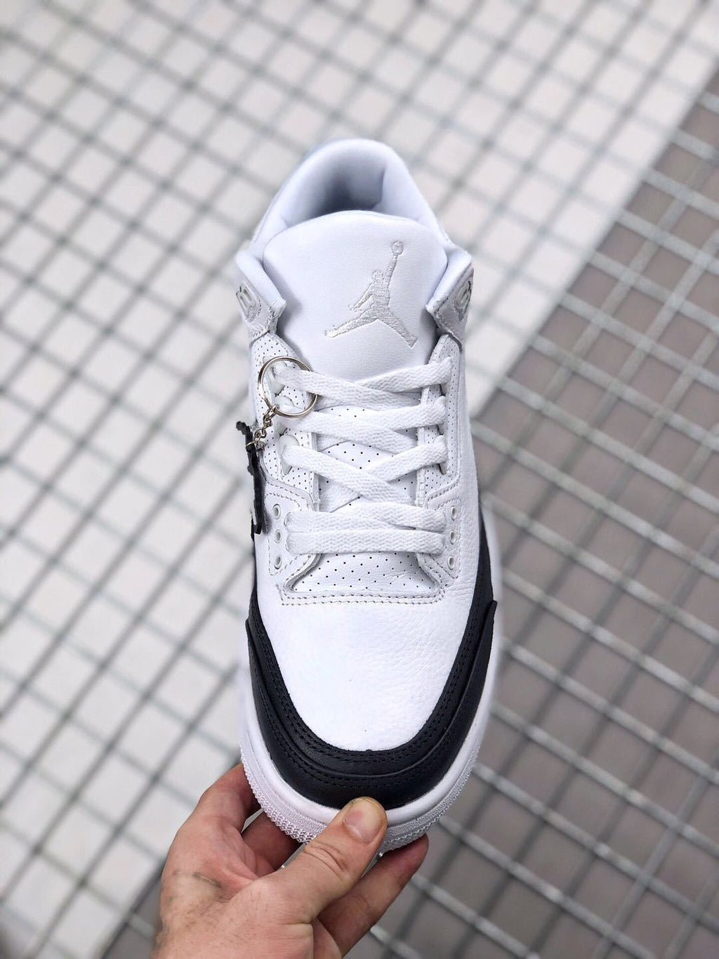 Fragment x Air Jordan 3 Sneakers White Black