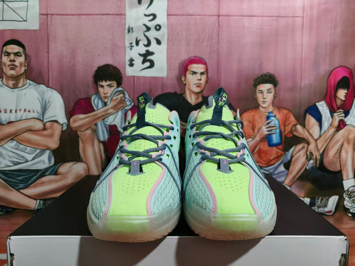 Nike Basketball Sneakers Light Blue and Green