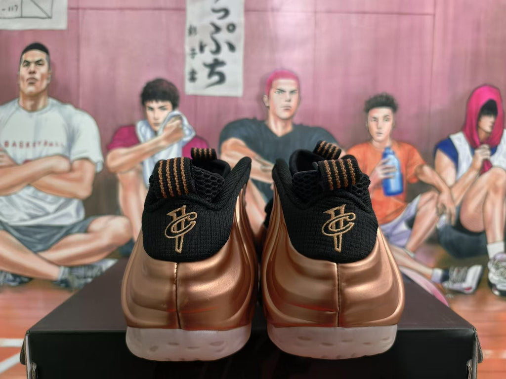 Nike Rose Gold Black Basketball Sneakers