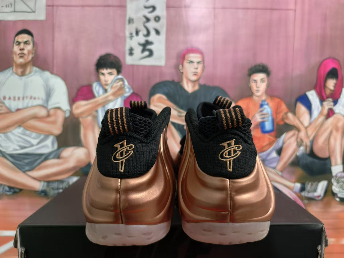 Nike Rose Gold Black Basketball Sneakers