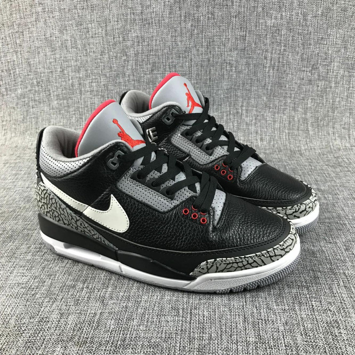 Jordan Air Jordan 3 Tinker Black Cement Sneakers