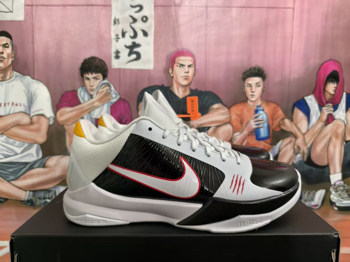 Nike Kobe Bruce Lee Basketball Sneakers White Black