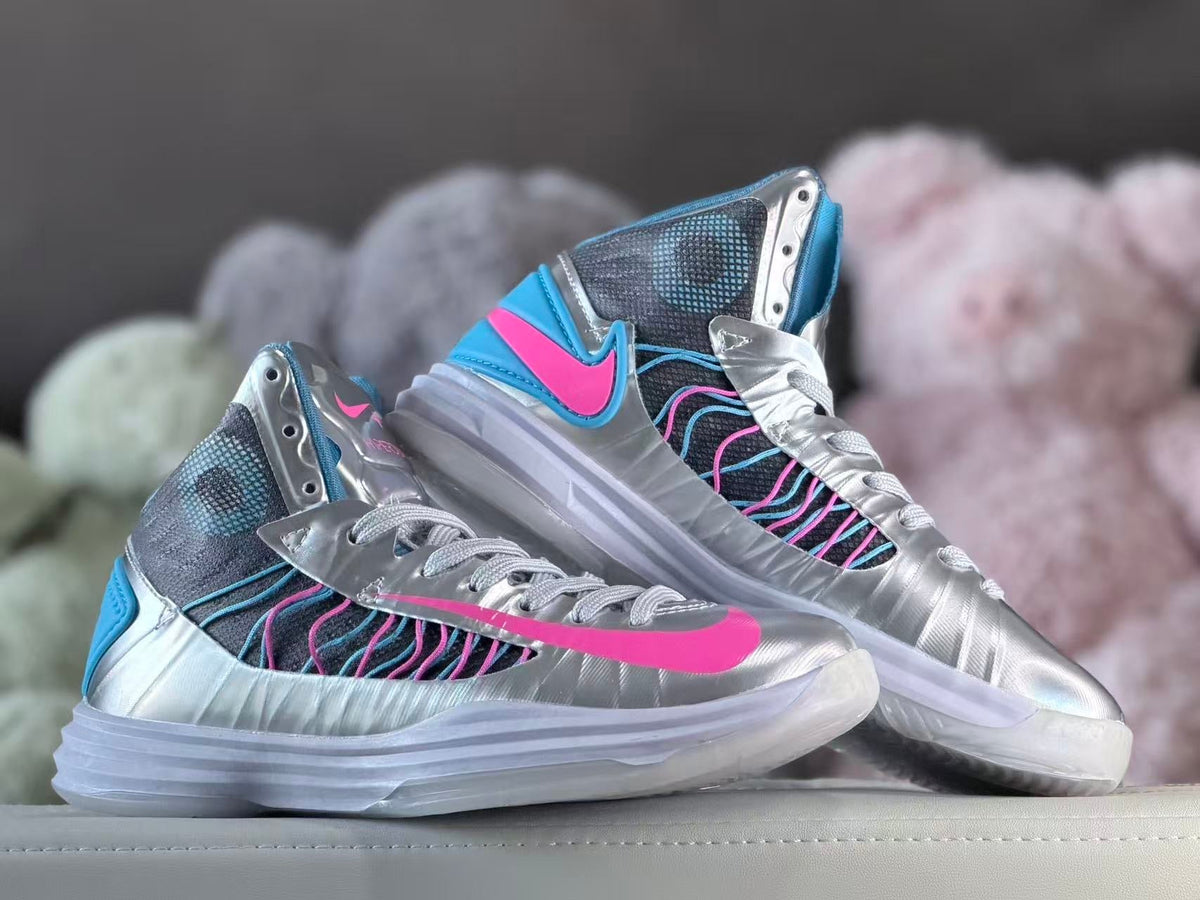 Nike HD2012 Kids High-Top Sneakers Silver