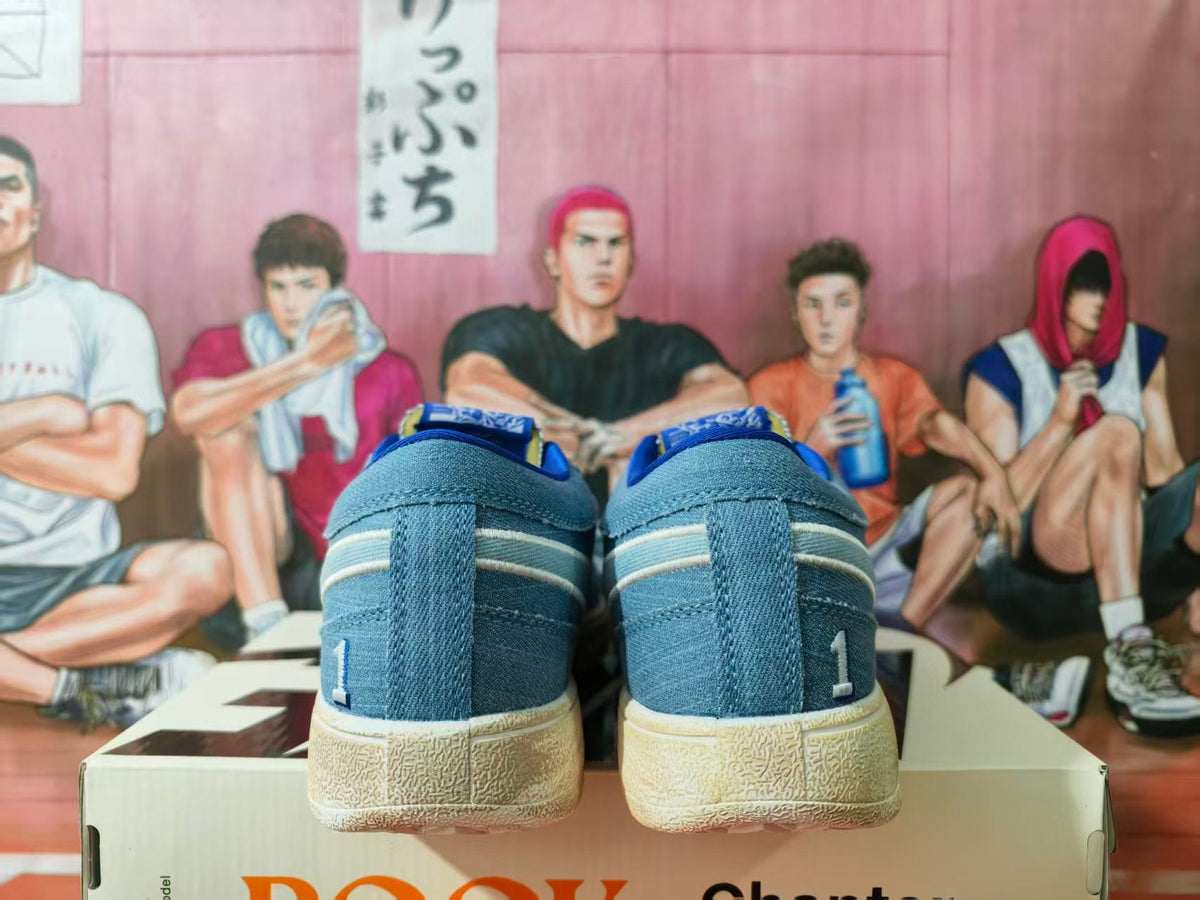 Nike Blue Denim Low-Top Sneakers