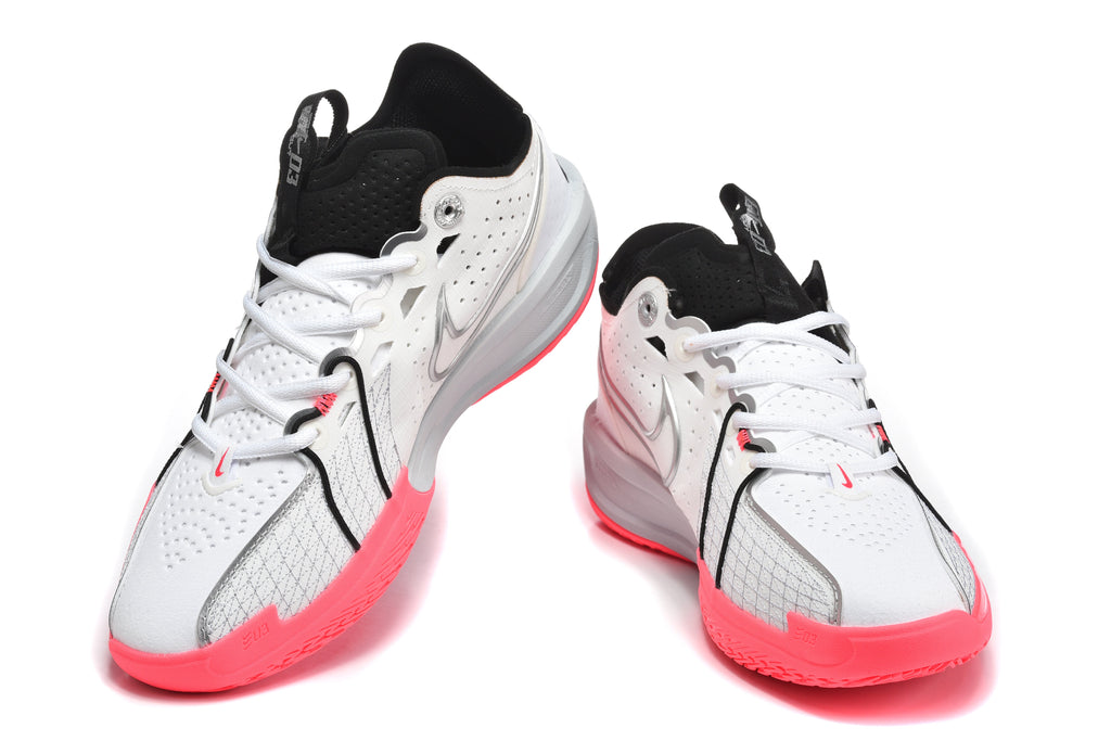 Nike GT Cut 3 Basketball Shoes White Red HQ3454-190