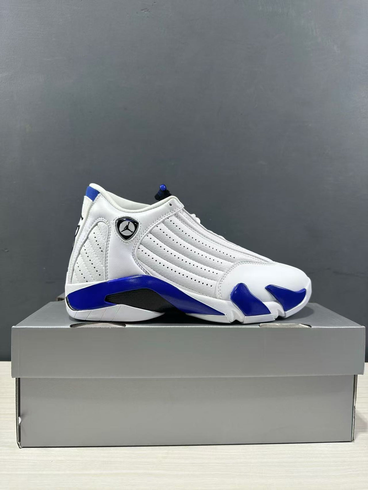 Jordan Air Jordan 14 Hyper Royal White Blue Sneakers