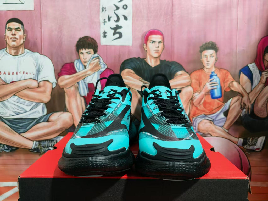 Under Armour Collaboration Basketball Sneakers Aqua Black