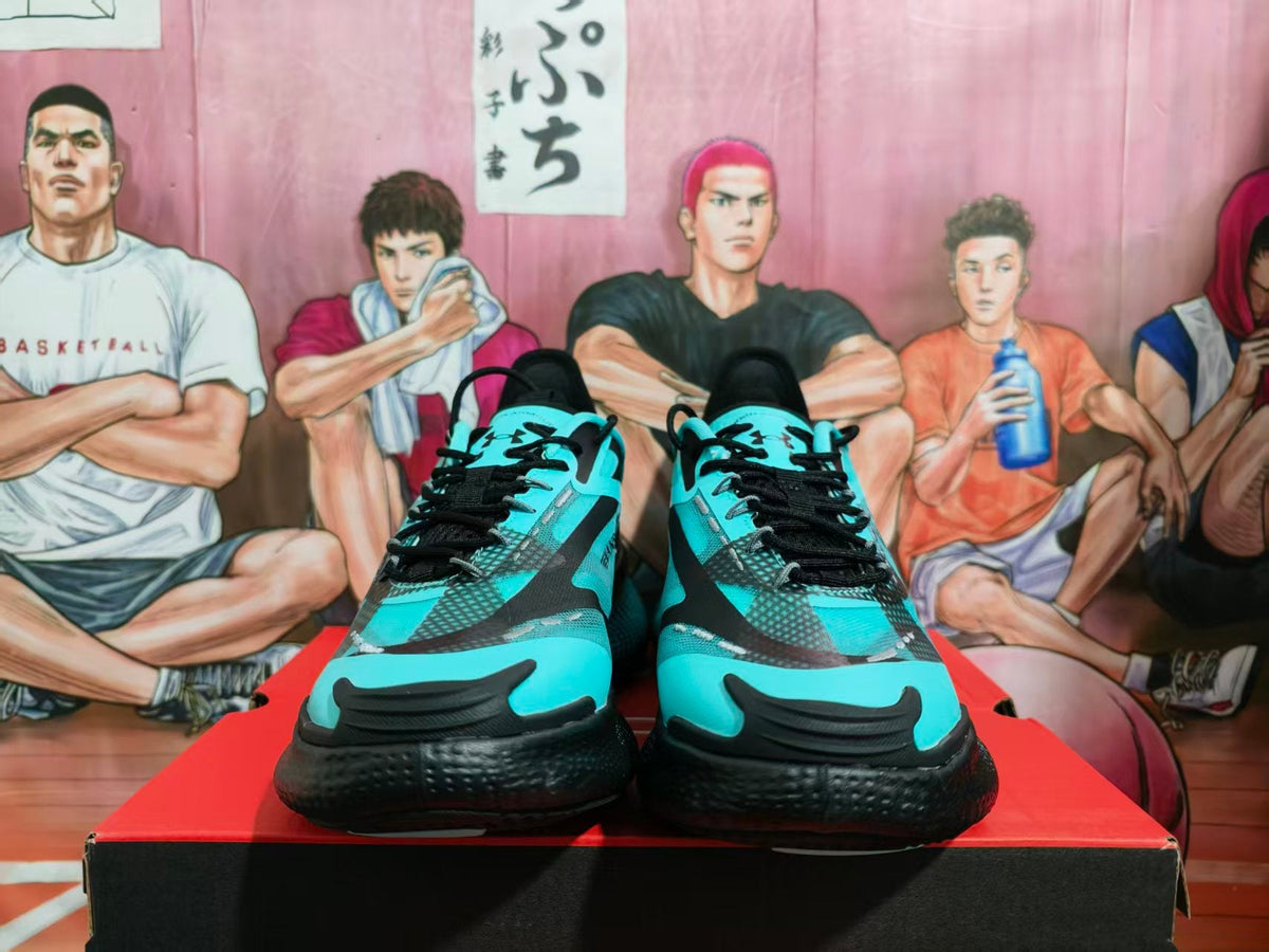 Under Armour Collaboration Basketball Sneakers Aqua Black