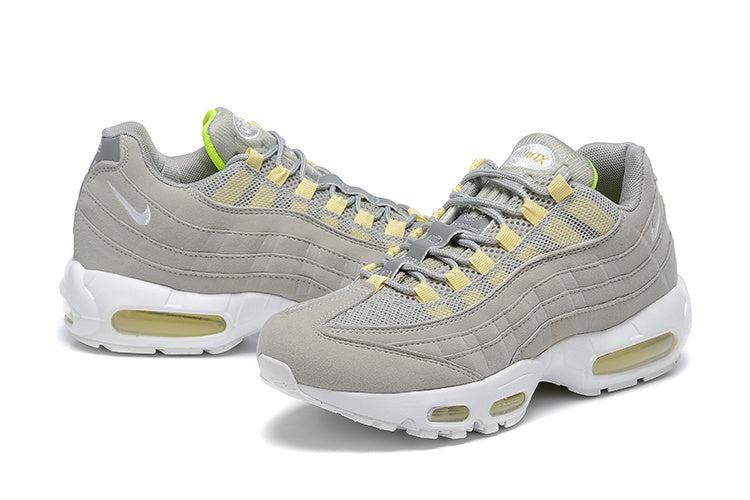 Nike Air Max 95 SE Gray and Volt Sneakers