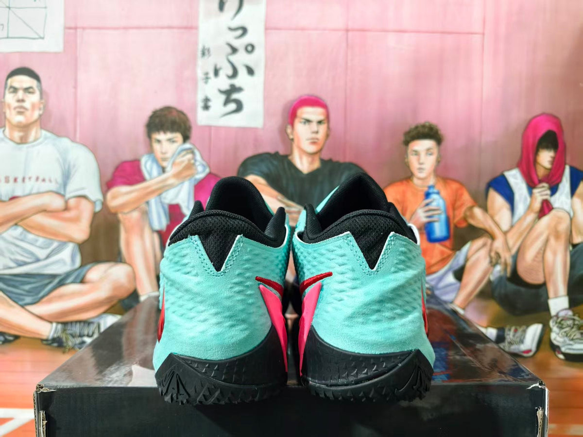 Nike Basketball Shoes in Aqua, Blue, Red and Black