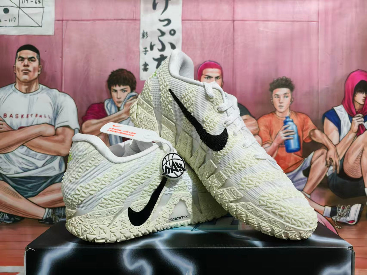 Nike LeBron Basketball Shoes in Cream and Black