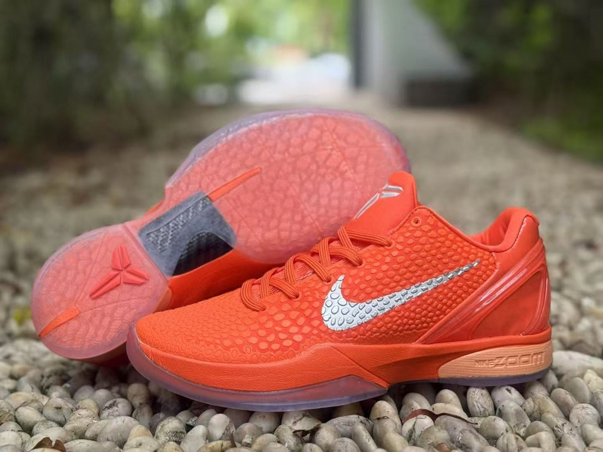 Nike Kobe 6 Basketball Sneakers Violent Orange