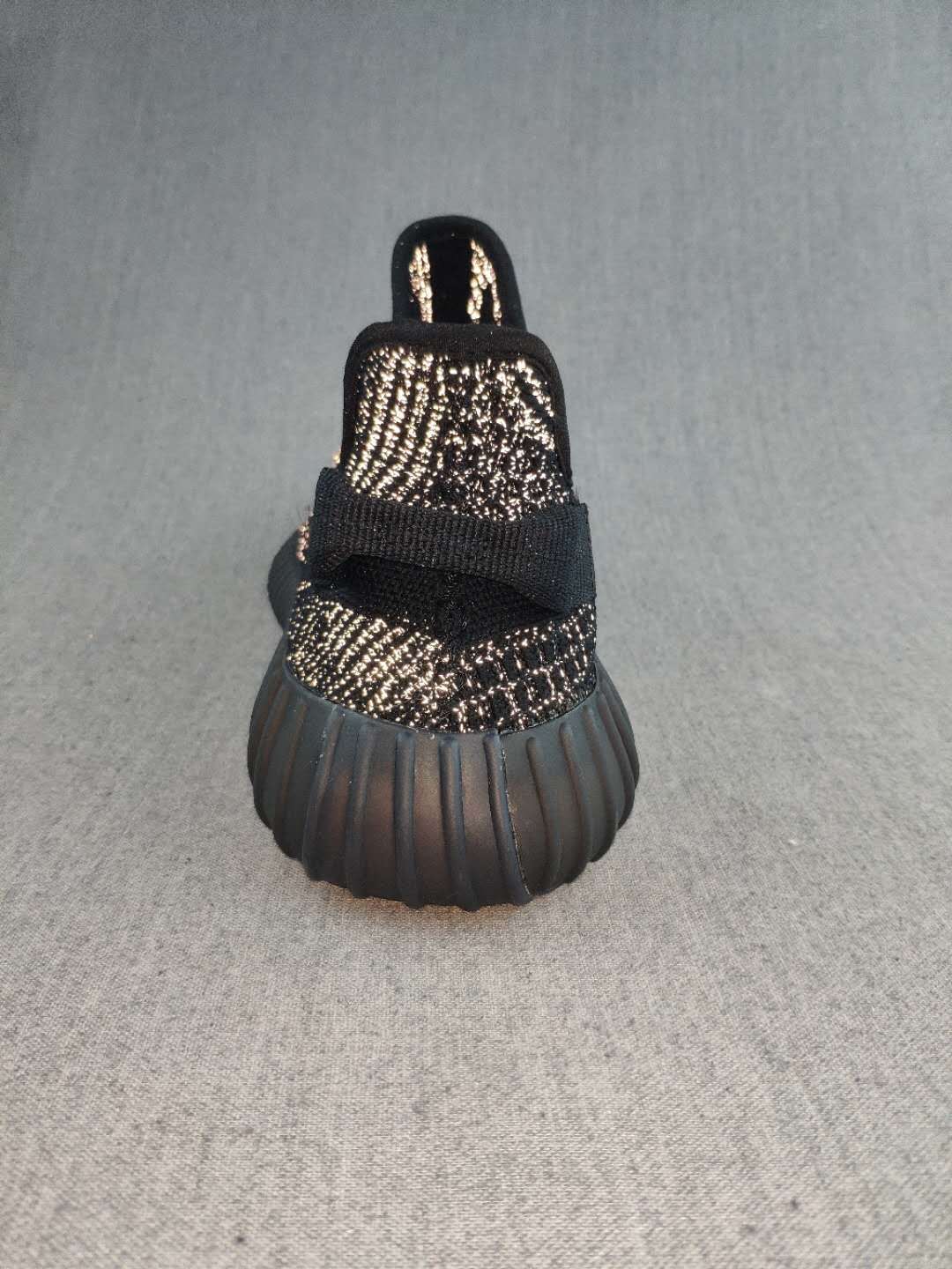 Yeezy 350 V2 Black Reflective-Style Sneakers