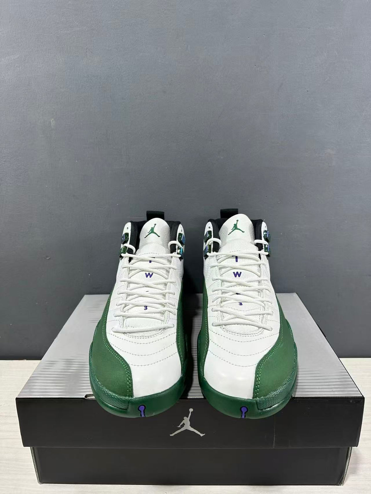 Jordan Air Jordan 12 Retro Bucks Sneakers White Green CT8013-103