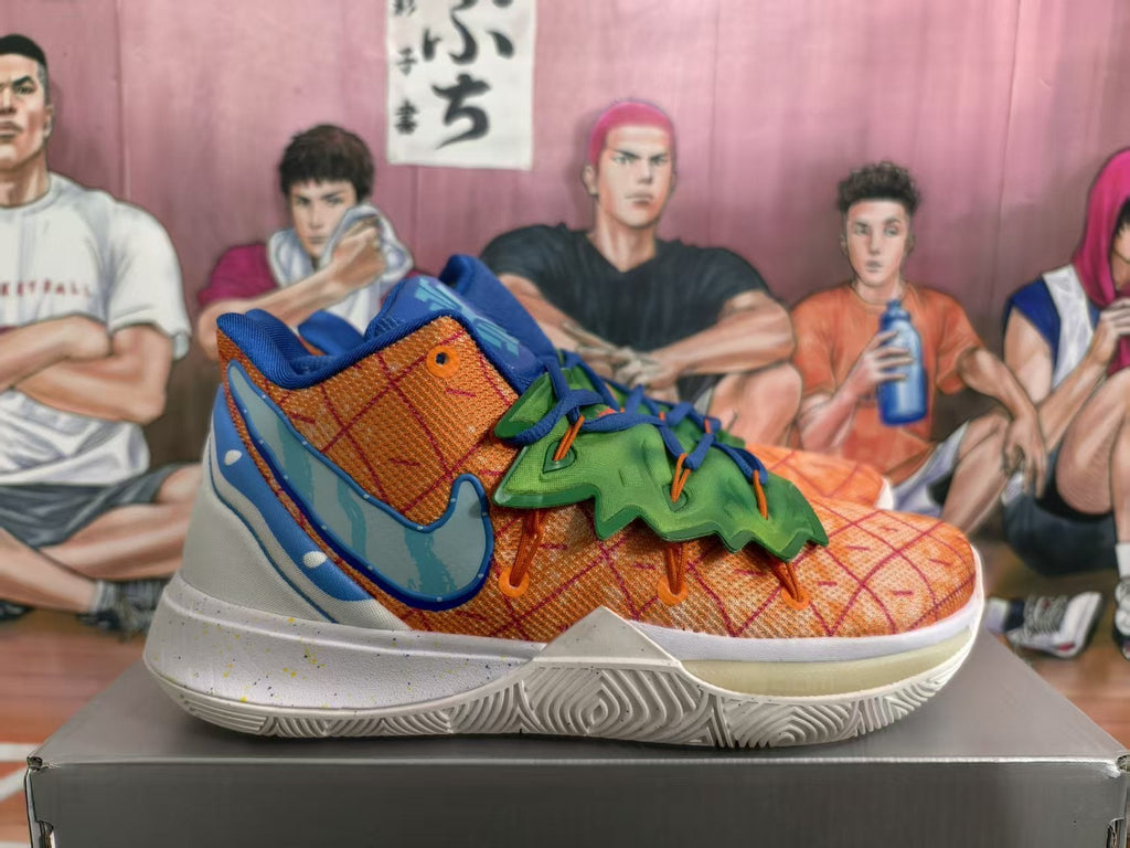 Nike KD Basketball Sneakers Pineapple Orange Green Blue