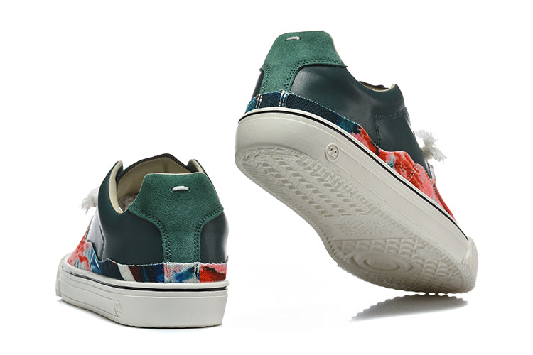 Maison Margiela Tabi Low-Top Sneakers with Graphic Panels