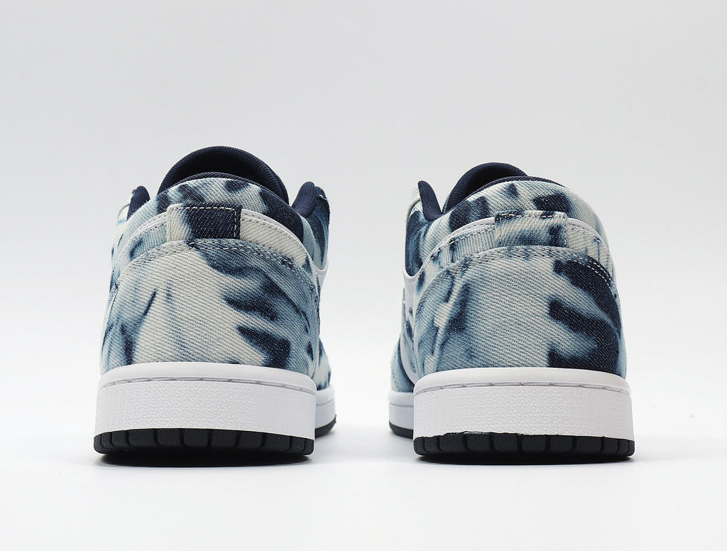 Jordan CZ8455-100 Washed Denim Low-Top Sneakers
