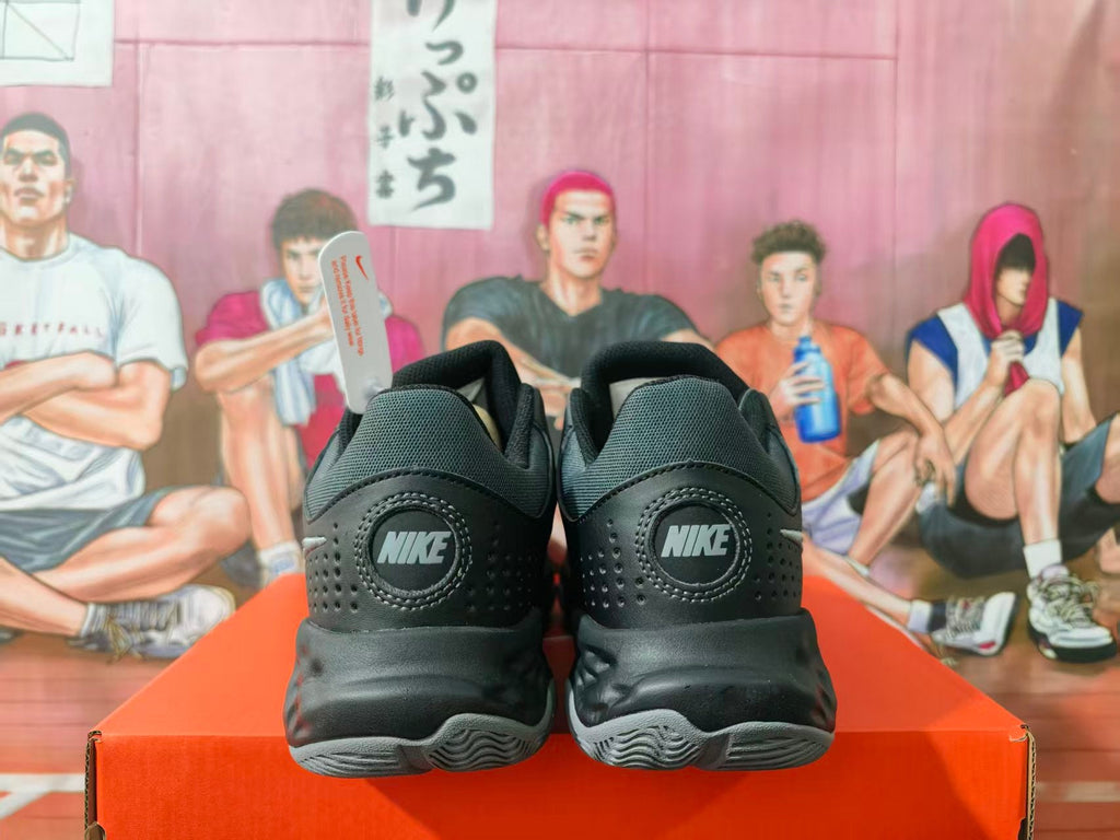Nike Black and Grey Low-Top Sneakers